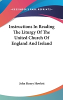 Instructions in Reading the Liturgy 1163102253 Book Cover
