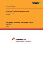 The Mincer Equation. The Gender Gap in Austria 3668620458 Book Cover