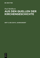 Bis Zum 9. Jahrhundert 3111066053 Book Cover