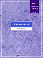 A Study Guide to A Separate Peace 0030234441 Book Cover