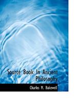 Source Book in Ancient Philosophy B00088FKLS Book Cover