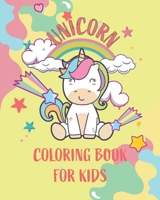 Unicorn coloring book for kids: kids Coloring Book with Beautiful and funny Unicorn Designs. A good activity book for kids, children and girls ages 4-8 years to improve their coloring skills. Size 8"  B08F6X4RCD Book Cover