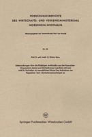 Untersuchungen Uber Die Fluchtigen Antibiotika Aus Der Kapuziner- (Tropaeolum Maius) Und Gartenkresse (Lepidium Sativum) Und Ihr Verhalten Im Menschlichen Korper Bei Aufnahme Von Kapuziner- Bzw. Garte 3663033074 Book Cover