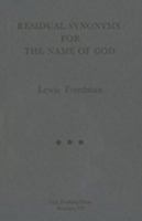Residual Synonyms for the Name of God 1937027651 Book Cover