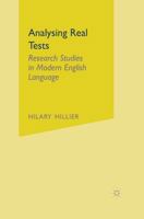 Analysing Real Texts: Research Studies in Modern English Language 0333584708 Book Cover