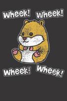 Notebook 6x9 120 Pages: College Ruled Guinea Pig Wheek Wheek Cute Gift Vintage 1081844795 Book Cover