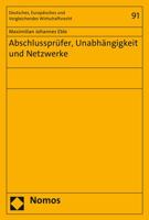 Abschlussprufer, Unabhangigkeit Und Netzwerke 3848723751 Book Cover
