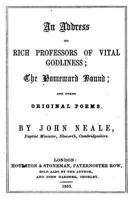 An Address to Rich Professors of Vital Godliness, the Homeward Bound, and Other Original Poems 1535101148 Book Cover