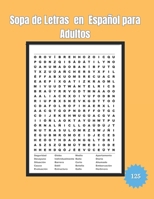 Sopa de Letras Para Adultos en Español (Spanish Edition) B0CN35HYZ3 Book Cover