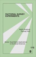 Factorial Survey Experiments 1452274185 Book Cover