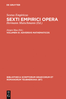 Adversus Mathematicos 3110256304 Book Cover