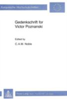 Gedenkschrift for Victor Poznanski (European University Studies. Series 1, German Language and L) 3261047135 Book Cover