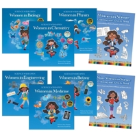 Women in STEM Hardcover Book Set with Coloring and Activity Books 195862909X Book Cover
