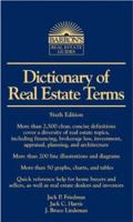 Dictionary of Real Estate Terms (Barron's Real Estate Guides) 0764124463 Book Cover