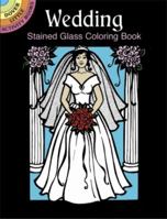 Wedding Stained Glass Coloring Book 0486430030 Book Cover