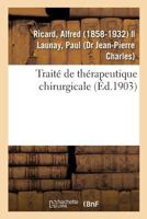 Traité de thérapeutique chirurgicale 2329133456 Book Cover