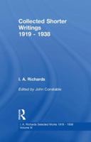 Collected Shorter Writings, Volume 9 0415865514 Book Cover