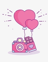 Wedding Photo Album: Photo Album 8,5 x 11, Cute and Funny Photo Book, For Memories, Valentine B088LD5LNB Book Cover