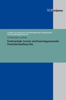 Postmortaler Schutz Nichtvermogenswerter Personlichkeitsrechte 3899715497 Book Cover