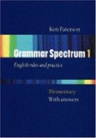 Grammar Spectrum 1. with Key 0194314103 Book Cover