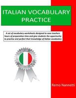 Italian Vocabulary Practice 1533233799 Book Cover