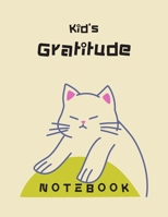 Kid's Gratitude: Confidence Journal (110 pages, 8.5 x 11) Activities Education and Learning Fun - Funny Cat Cover 1655614363 Book Cover