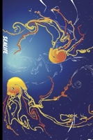 SEA LIFE: 6x9 120 page lined paperback notebook exercise book - beautiful Jellyfish, underwater, ocean notebook for school or creative writing 1694715272 Book Cover