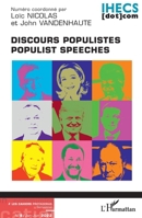 Discours populistes: Populist speeches (Cahiers Protagoras) 2343254419 Book Cover