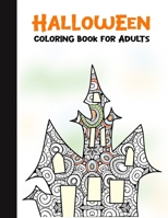 Halloween Coloring Book for Adults: 50 Halloween Illustrations Printed On One Side, Safe For Markers | Fun Craft Activity Gift | Stress Relieving Designs (Spooky House) 1696290406 Book Cover