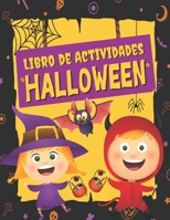 Libro de Actividades Halloween: Libro Juegos Halloween infantil | Colorear, Sudokus, Laberintos, Unir los puntos, Encuentra la sombra, Encuentra las diferencias. B08M28VBYN Book Cover