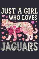 Just a Girl Who Loves Jaguars: Jaguar Lined Notebook, Journal, Organizer, Diary, Composition Notebook, Gifts for Jaguar Lovers 1710466480 Book Cover
