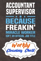 Weekly Cleaning Chart: Yearly Monthly Weekly Daily Household Cleaning Schedule Planner (Undated - Start Any Time) House Keeping Cleaning and Maintenance List Schedule for Accountants and Accounting Ma 1677628863 Book Cover