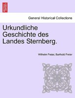 Urkundliche Geschichte des Landes Sternberg. 0274638452 Book Cover