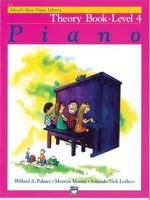 Alfred's Basic Piano Library: Theory Level 4 (Alfred's Basic Piano Library) 0739007440 Book Cover