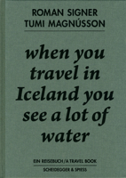 When You Travel in Iceland You See a Lot of Water: A Travelbook Including a Discussion Between Tumi Magnusson and Roman Signer 3858812994 Book Cover