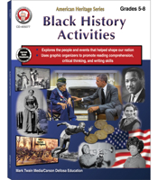 Black History Activities Workbook, African American History 5th Grade Workbooks and Up, Slavery, Reconstruction, and the 20th Century Black History ... or Homeschool Curriculum 1622238788 Book Cover