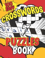 100 Easy Crosswords Puzzles Book: Puzzles Brain Workout Book, Bible Crossword Puzzles For Seniors B09SX52HMG Book Cover