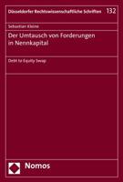 Der Umtausch Von Forderungen in Nennkapital: Debt to Equity Swap 3848720000 Book Cover