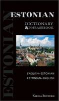 Estonian-English/English-Estonian: Dictionary & Phasebook (Hippocrene Dictionary & Phrasebooks) 0781809312 Book Cover