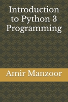 Introduction to Python 3 Programming B0BJ4YVC98 Book Cover