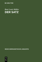 Der Satz: Definition Und Sprachtheoretischer Status 348431057X Book Cover