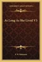 As Long As She Lived V3 1163610496 Book Cover