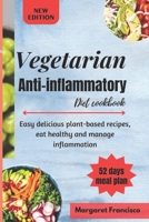 Vegetarian anti-inflammatory diet cookbook: Easy delicious plant-based recipes, eat healthy and manage inflammation B0CTX8PT1Z Book Cover