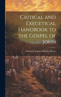 Critical and Exegetical Handbook to the Gospel of John 1022145770 Book Cover
