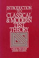 Introduction to Classical and Modern Test Theory 0495395919 Book Cover