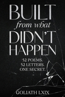 Built From What Didn’t Happen: 52 poems. 52 letters. One secret. B0F7HK18RX Book Cover