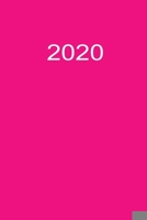 2020: Taschenkalender 2020 A5 Pink Rosa Rose 1678593990 Book Cover