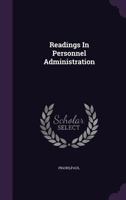 Readings in personnel administration 1245225545 Book Cover