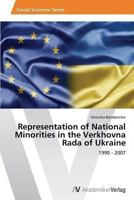 Representation of National Minorities in the Verkhovna Rada of Ukraine 3639471520 Book Cover
