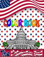 The Patriotic Kid COLOR BOOK: USA Coloring book B08QBYGMRX Book Cover